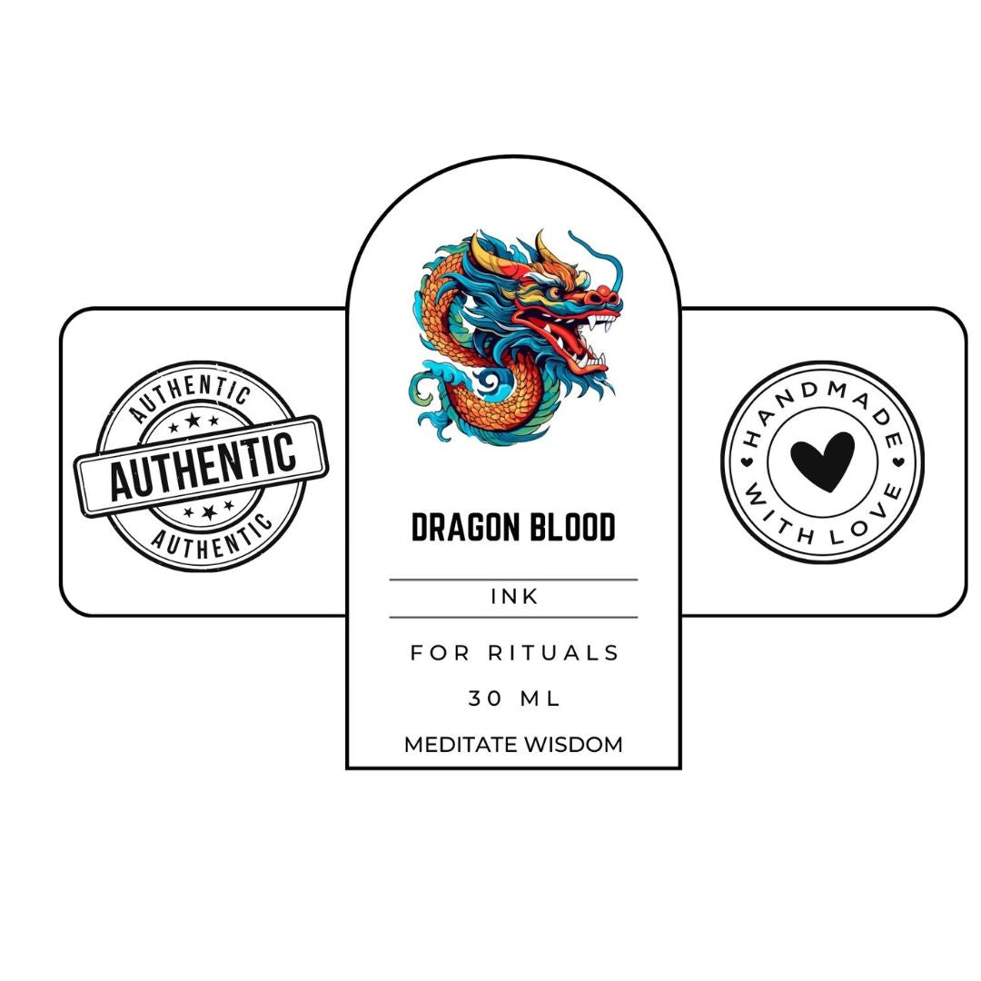 Dragon’s Blood ink – 30ml | Mystical Resin for Rituals