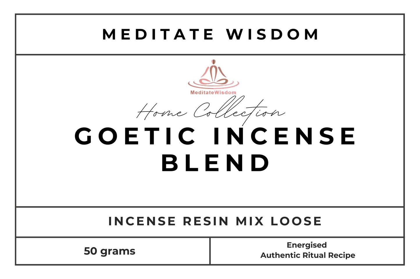 Goetic Ritual Incense – Loose Blend for Ceremonial Ritual & Invocation