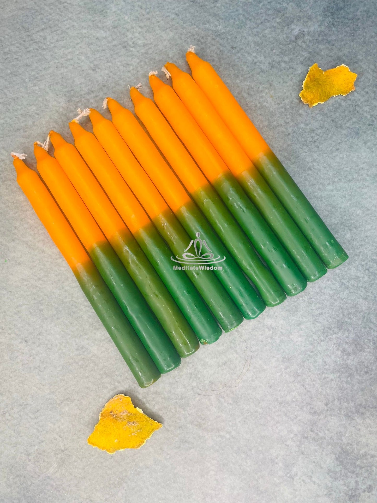 ORANGE AND GREEN ROAD OPENER CANDLE|DOUBLE ACTION