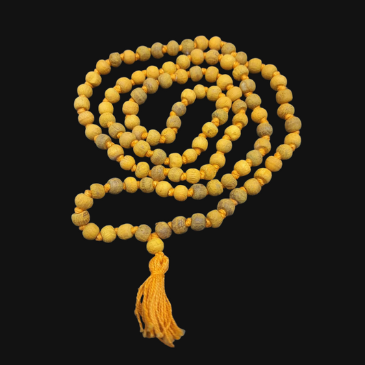 Haldi Japa Mala for Spiritual Healing &amp; Jupiter Blessings