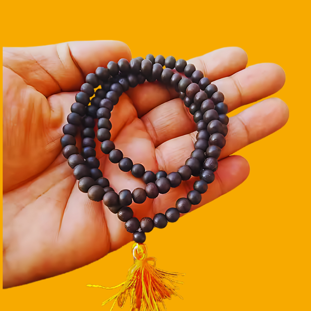 Karungali Mala – Powerful Protection Jaap Mala (108+1 Beads)