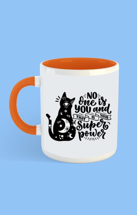 Unique Confidence Cat Mug – Embrace Your Inner Feline Power!