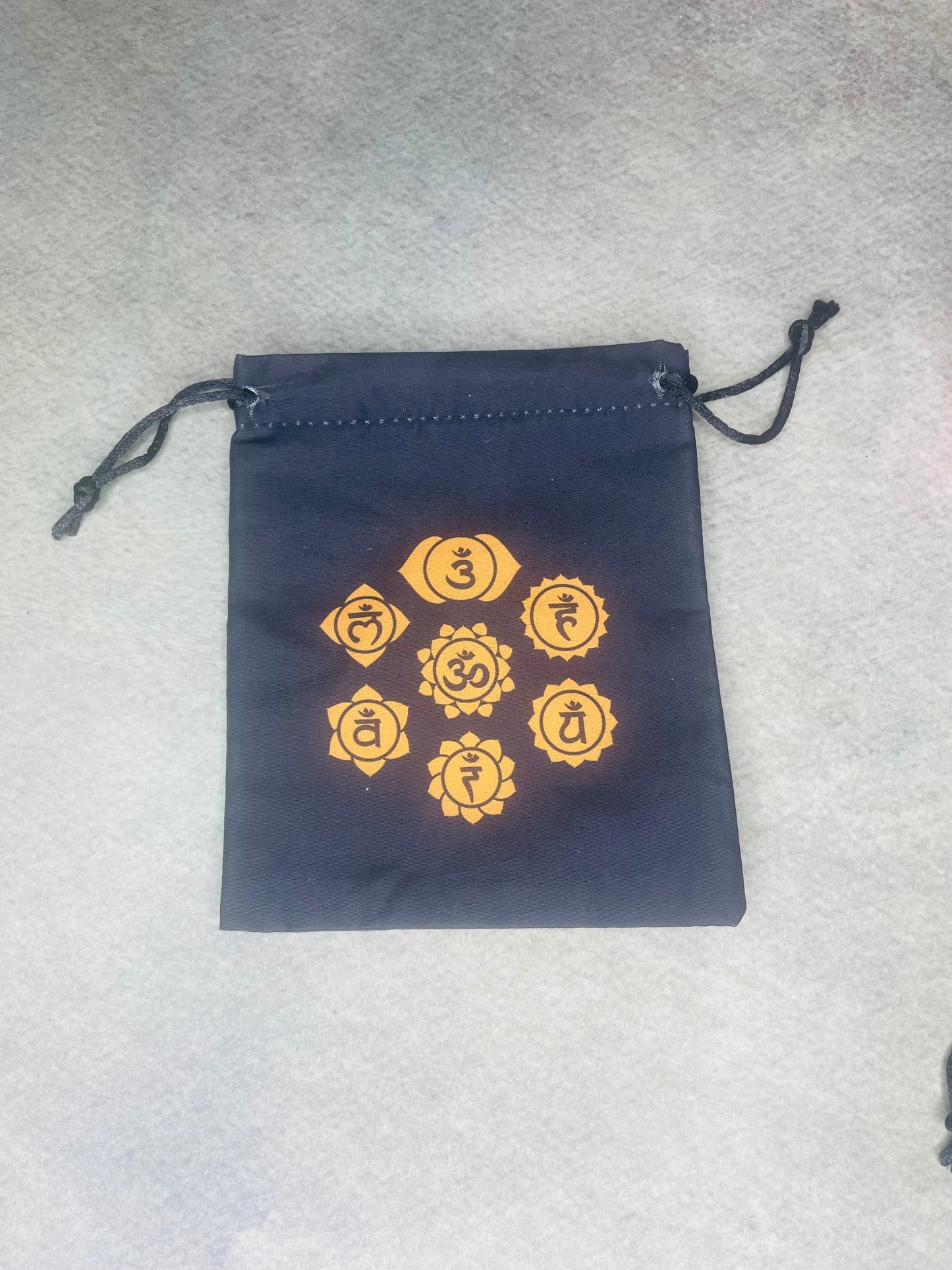 7 chakra black pouch|bag