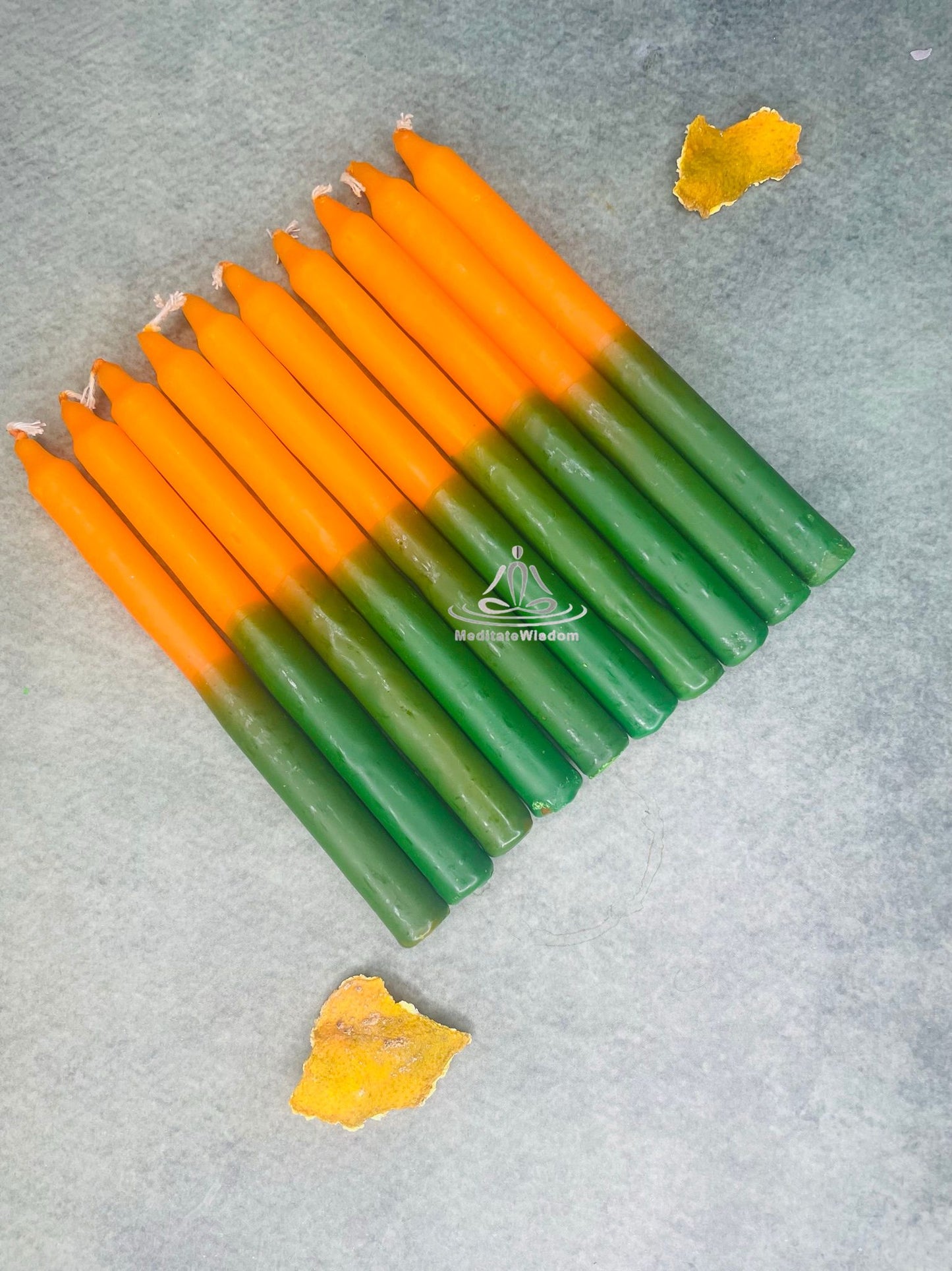 ORANGE AND GREEN ROAD OPENER CANDLE|DOUBLE ACTION