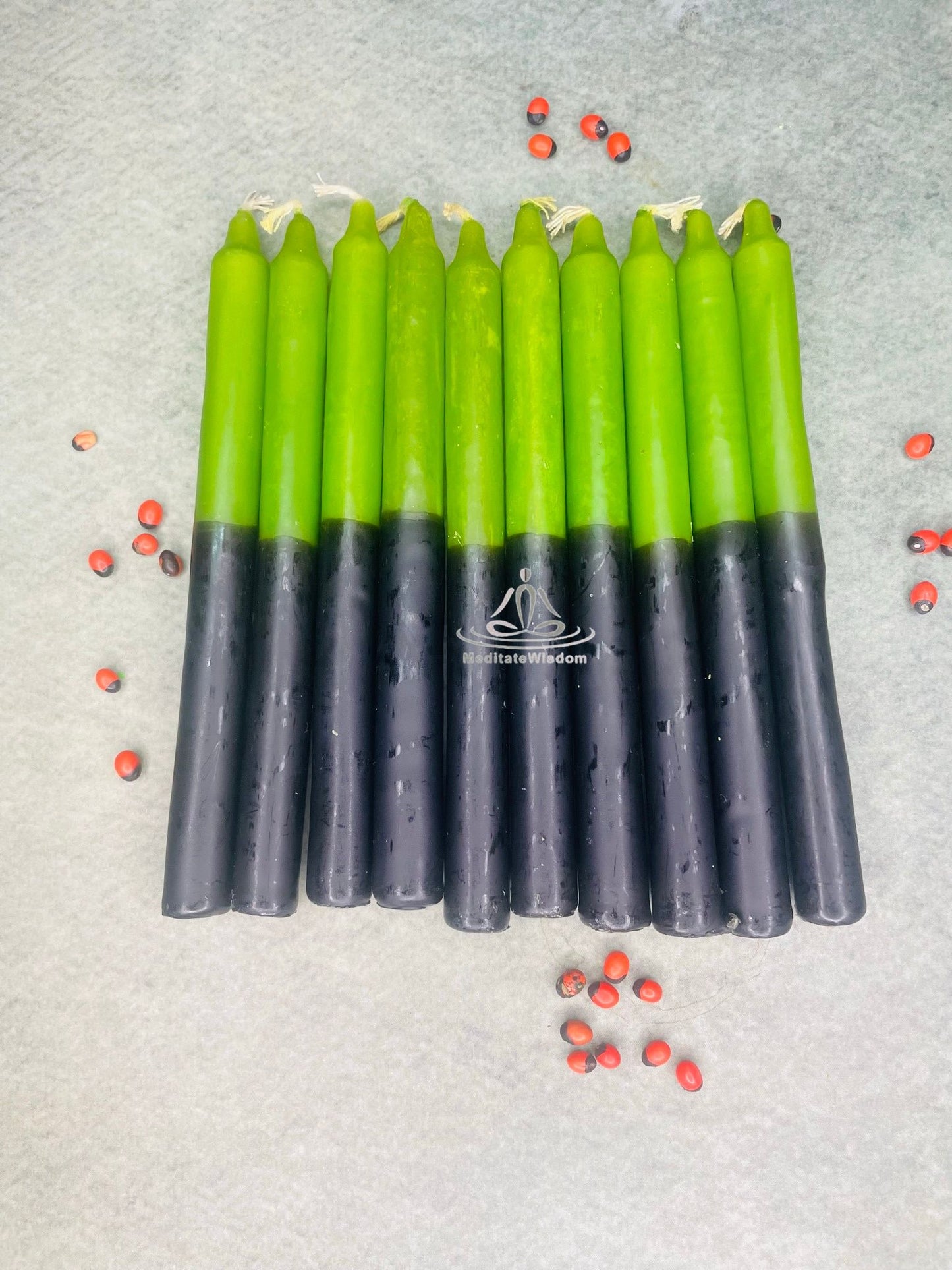 Double Action Green |Black Candle|6inch