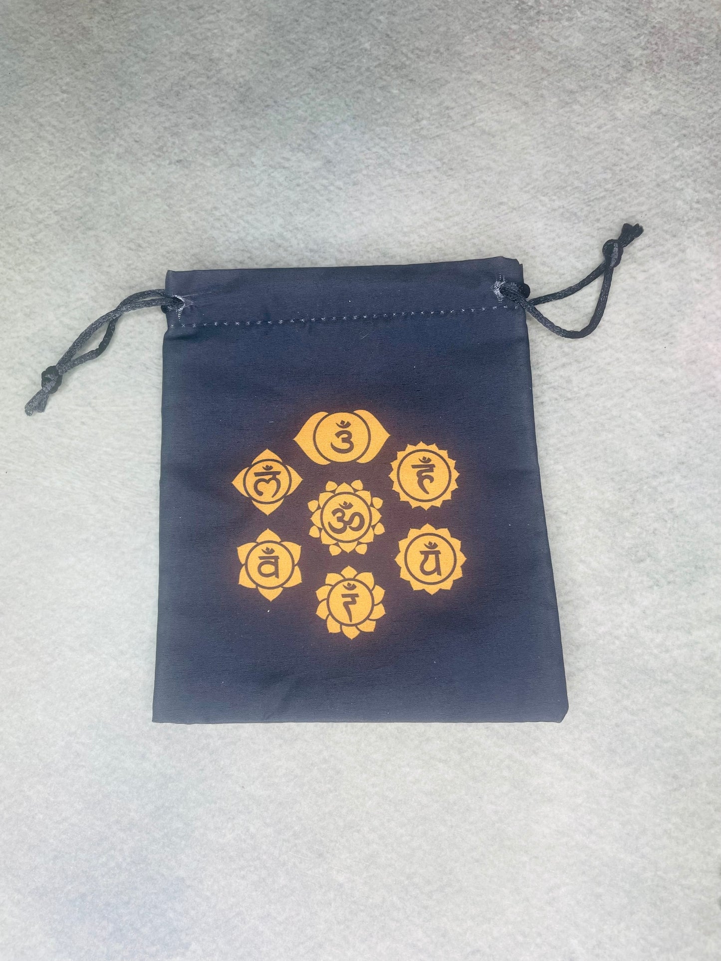 7 chakra black pouch|bag