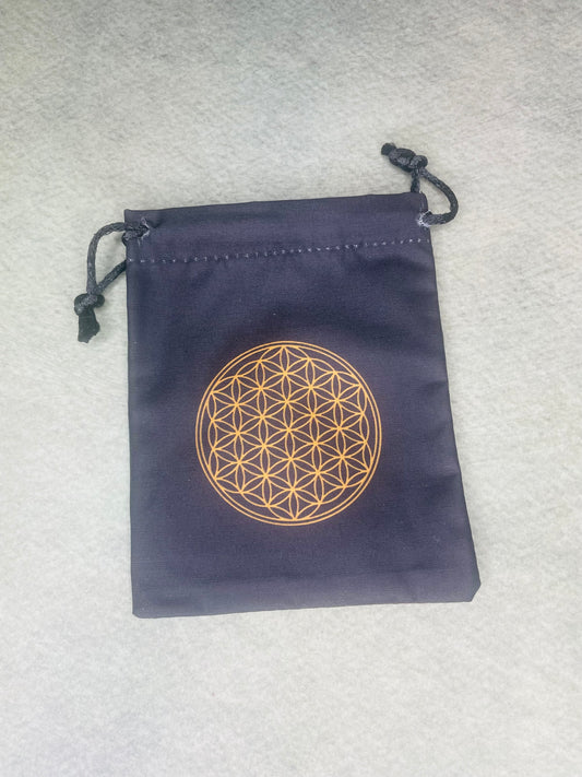 Flower of life|pouch|bag|herbs bag