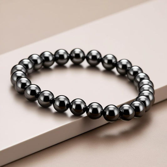 Hematite Bracelet - 8mm Beads