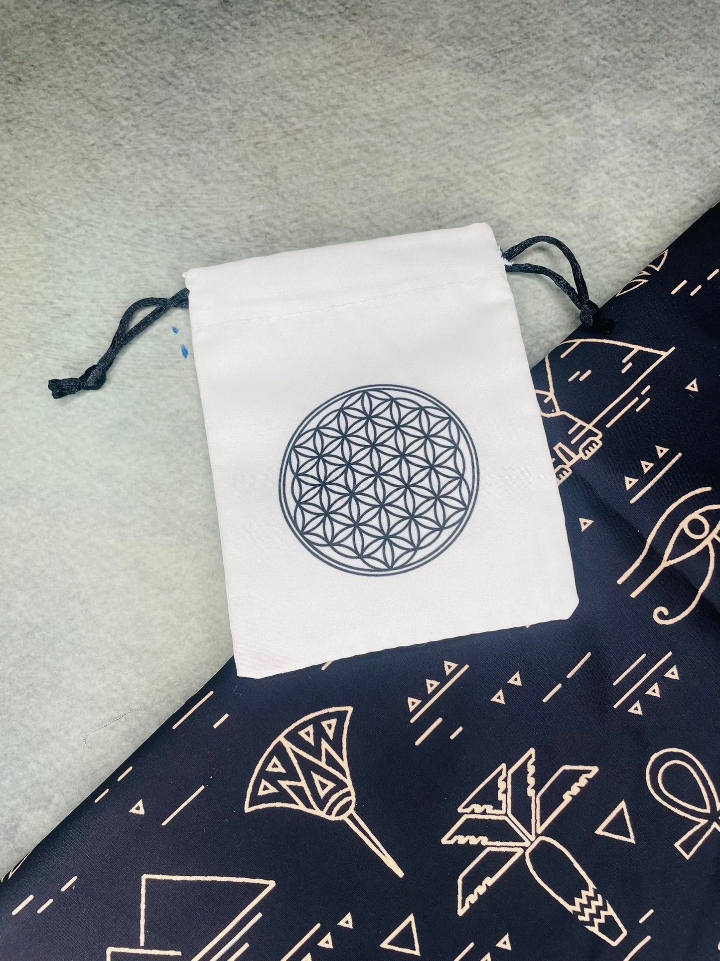 Flower of Life Drawstring Pouch