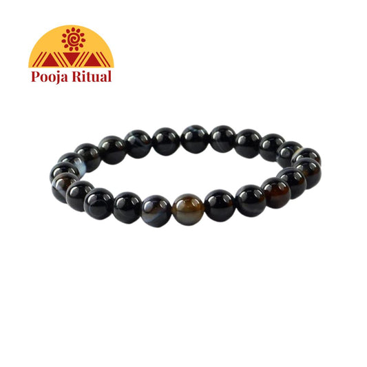 Sulemani Beads Bracelet (8mm beads) | Sulemani Hakik Bracelet | Natural Sulemani Bracelet | Sulemani Stone | Reiki Healing
