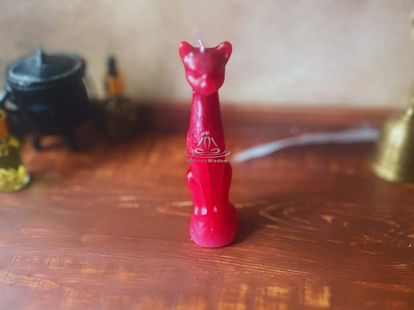 Red Cat Candle