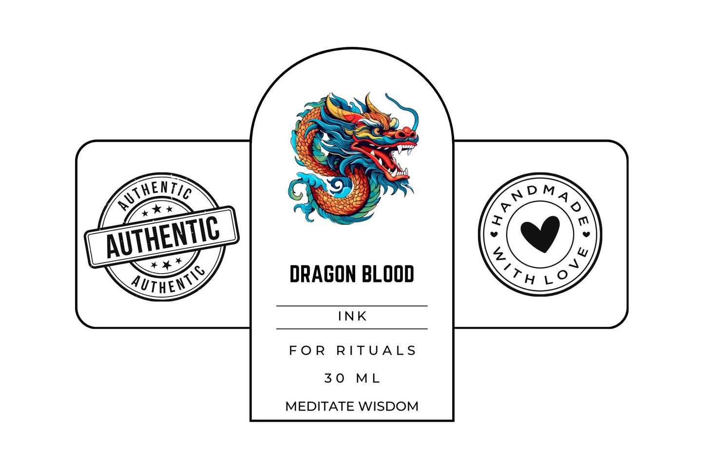Dragon’s Blood ink – 30ml | Mystical Resin for Rituals